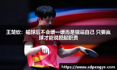 王楚钦：输球后不会缓一缓而是狠逼自己 只要赢球才能说担起职责